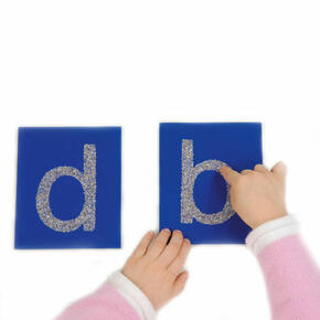 Letras táteis minúsculas