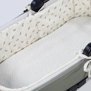 Forra para alcofa com varetas + lençol de baixo - Mimosa 