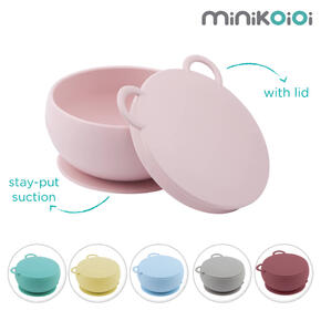 Taça com Tampa Silicone - Minikoioi