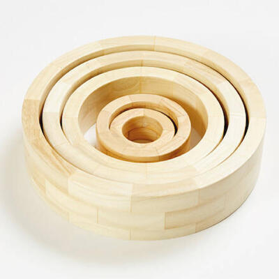 Cilindros de assentamento de madeira