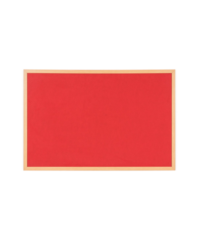 Placa de feltro executiva da terra vermelho