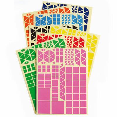 Adesivos de figuras geométricas