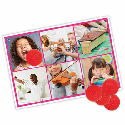 Bingo: ações e instrumentos musicais