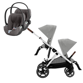 Pack Gazelle S + Assento Extra Gazelle S + Cloud T i-Size (x2) 