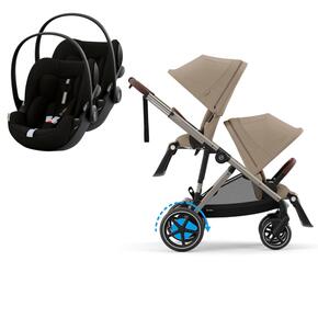 Pack e-Gazelle S + Segundo Assento Gazelle S + Cloud G i-Size (x2)