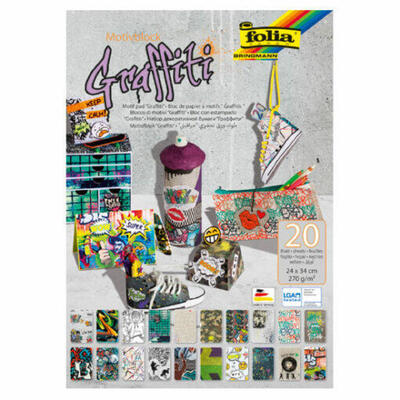 Bloco com Estampas: Graffiti