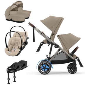 Pack E-Gazelle S + Assento Extra Gazelle S + Cloud G3 (x2) + Alcofa Gazelle S (x2)