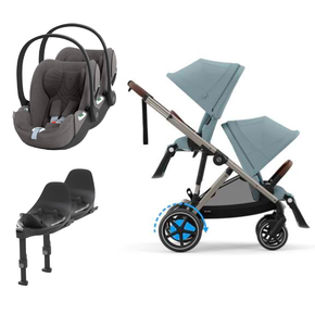 Pack e-Gazelle S + Segundo Assento Gazelle S + Cloud T i-Size(x2) + Base T(x2)