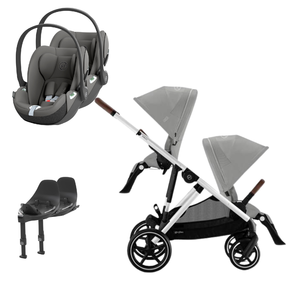 Pack Gazelle S + Assento Extra Gazelle S + Cloud T i-Size (x2) + Base T (x2) 