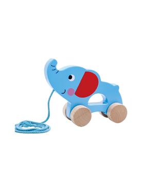 Puxar junto elefante