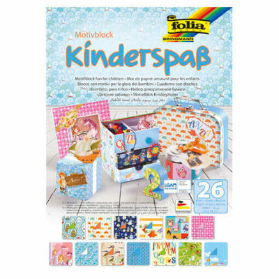 Bloco com Estampas com Desenhos Divertidos para Crianças