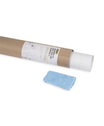 Superfície adesiva de apagar a seco