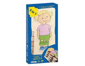 Rompecabezas Del Cuerpo Humano Con El Esqueleto - Muchacha