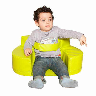 Cadeira de bebé com fecho de segurança