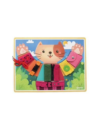 Quadro de habilidades básicas Vestido de gatinho