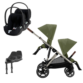 Pack Gazelle S + Assento Extra Gazelle S + Cloud T i-Size (x2) + Base T (x2) 