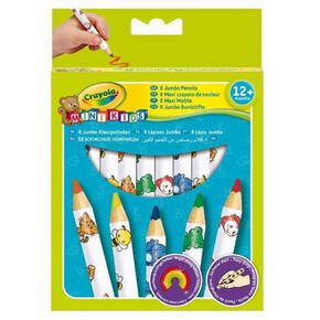 8 lápis de cor Maxi Mini Kids