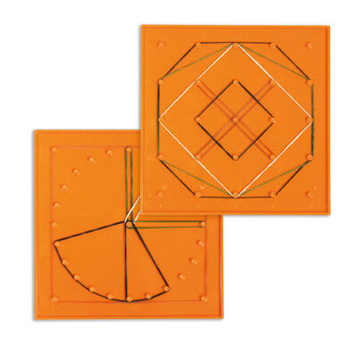 Conjunto De 6 Geoplanos Coloridos