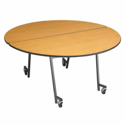 Mesa Redonda Dobrável e Móvel