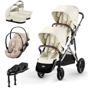 Pack Gazelle S + Assento Extra Gazelle S + Cloud G3 (x2) + Base G3 (x2) + Alcofa Gazelle S (x2)