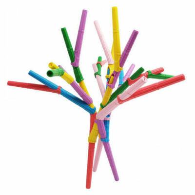 Árvore de construção multicolorida de fantasia