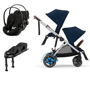 Pack e-Gazelle S + Segundo Assento Gazelle S + Cloud G i-Size(x2) + Base G (x2)