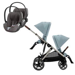 Pack Gazelle S + Assento Extra Gazelle S + Cloud T i-Size (x2) 
