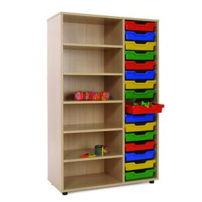 Este Móvil Con Estantes Y Cajones