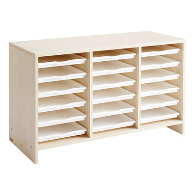 Móvel De Atividades Bétula  - 18 Bandejas