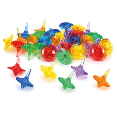 Spinners translúcidos – 36 peças