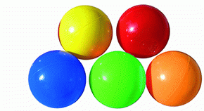 Saco com bolas - Cores sortidas