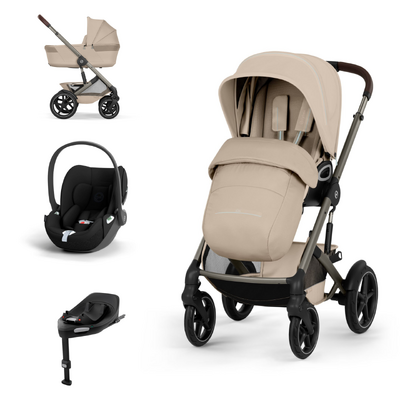 Pack Talos S Lux com alcofa dobrável + Cloud T i-size + Base T