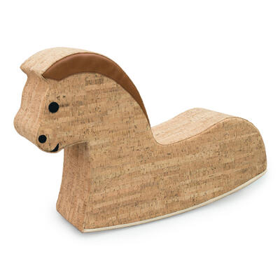 Cavalo Balancé em Tecido de Cortiça