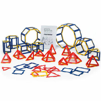 Conjunto Polydron Prismas e Pirâmides