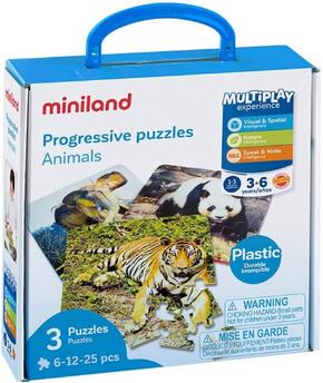 Conjunto de puzzles de animais