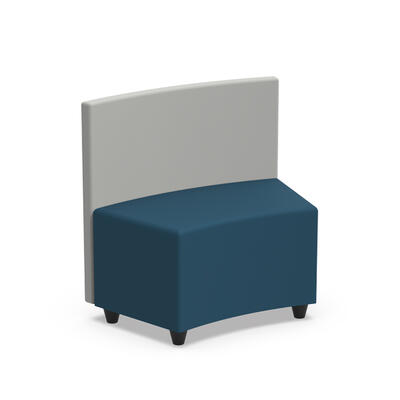 Puff curto interior com painel