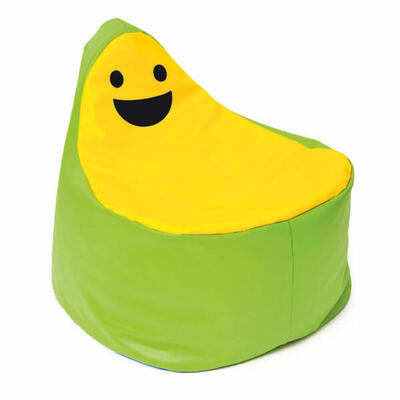 Puff Smiley BanBag Verde e Amarelo