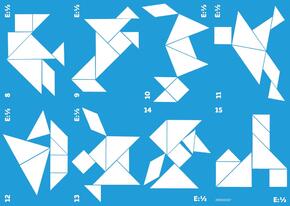 Tangram translúcido