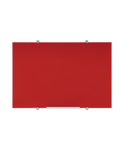 Placa de vidro magnética de fluxo vermelha