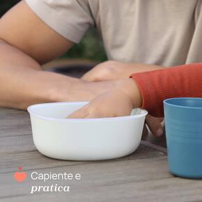 Tigela com tampa - 6m+