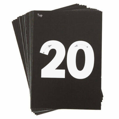 Número de fichas de 1 a 20 para Bright Boards