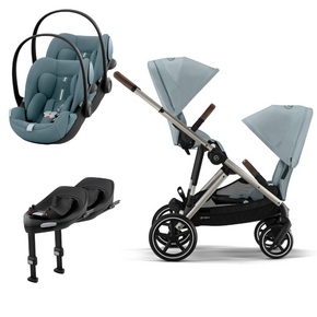 Pack Gazelle S + Assento Extra Gazelle S + Cloud G3 (x2) + Base G3 (x2)