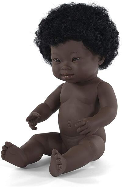 Bebé Africana Com Síndrome de Down 38cm