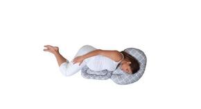 Almofada de gravidez Boppy Total Body Ajustavel - Glacier