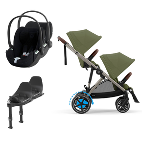 Pack e-Gazelle S + Segundo Assento Gazelle S + Cloud T i-Size(x2) + Base T(x2)