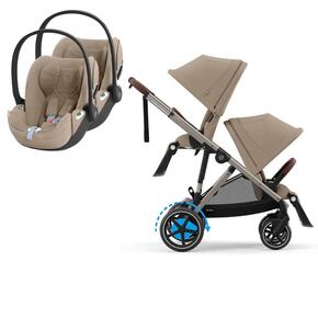 Pack e-Gazelle S + Assento Extra Gazelle S + Cloud T i-Size (2x)