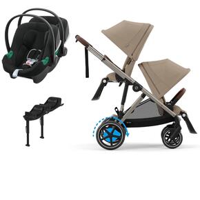 Pack e-Gazelle S + Segundo Assento Gazelle S + Aton B2(x2) + Base One(x2)