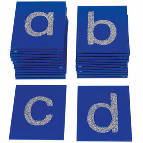 Letras táteis minúsculas