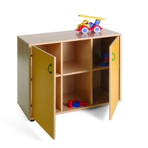 Móvil Con Plataforma Baja Y Puertas