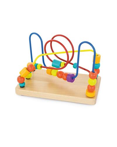 Labirinto de formas com arame